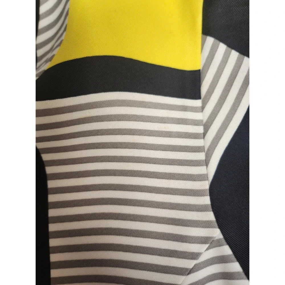 Kate Spade Colorblock Geometric Mod Shift Dress Multicolor Striped‎ Size 8